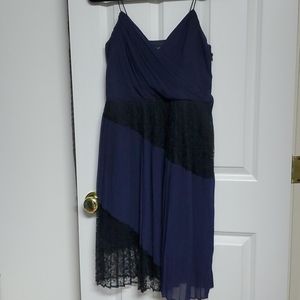 Navy blue and black lace Jill Stuart dress size 6